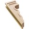 Ekena Millwork 6"W x 12"D x 36"H Thin Highland Rough Cedar Woodgrain TimberThane Corbel, Primed Tan CORUR06X12X36HLDRCPR - alternate 2